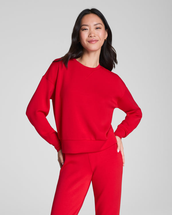 SPANX AirEssentials Red Crewneck