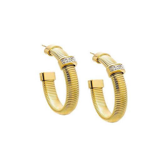 Snake Open Hoop Earring