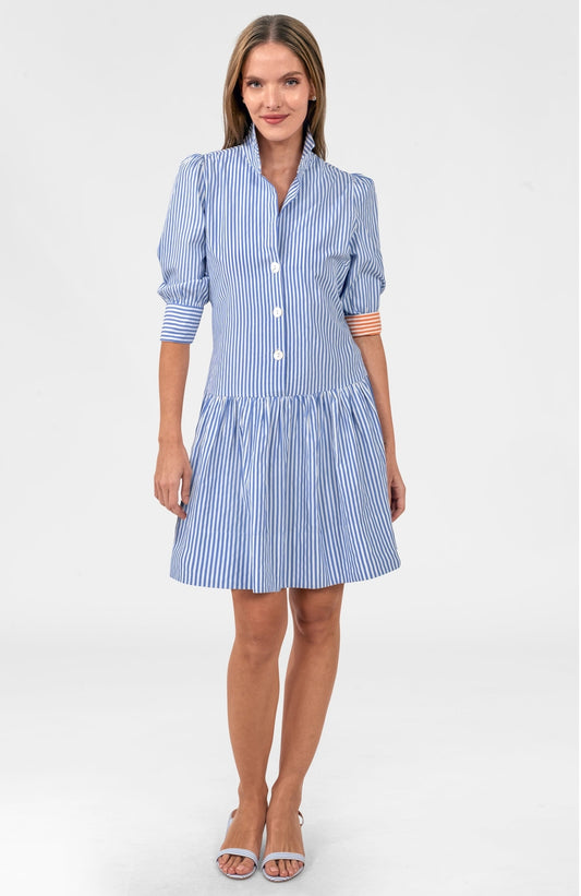 Selina Periwinkle Stripe Dress