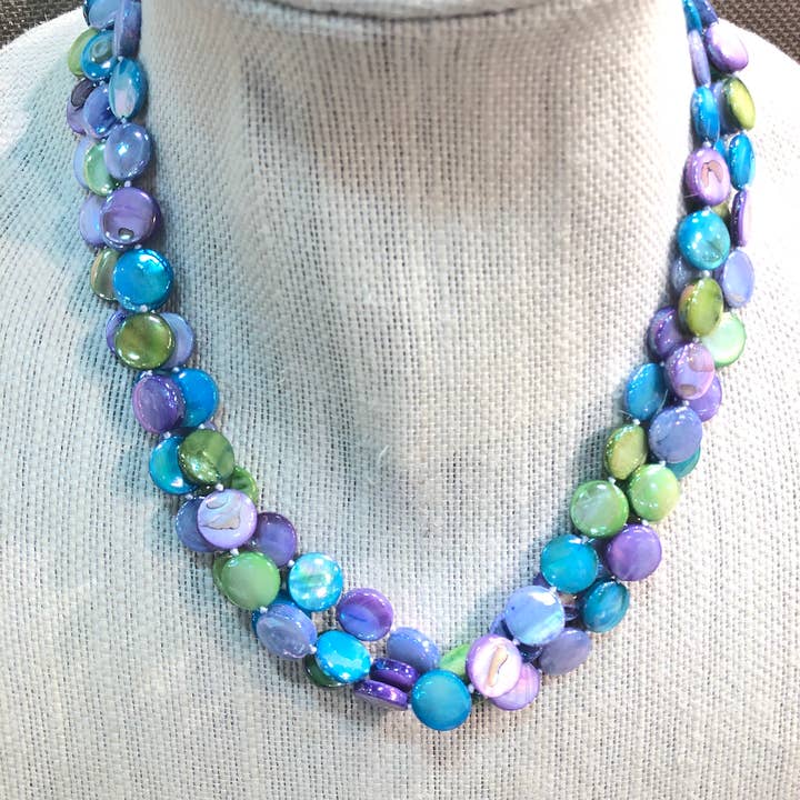 Mother of Pearl 3 Strand Necklace