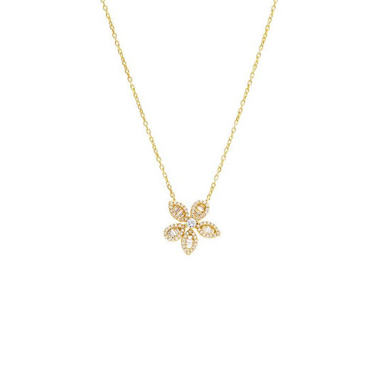 Flower Pendant Necklace