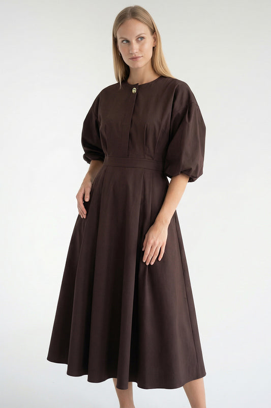 Sienna Brown Dress