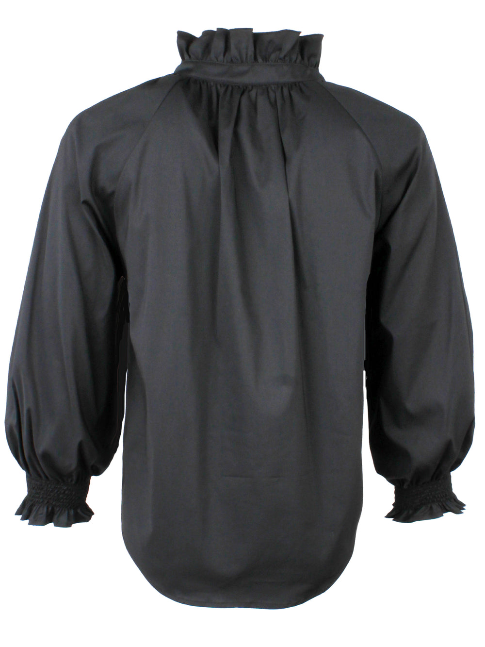 Fiona Black Poplin Shirt