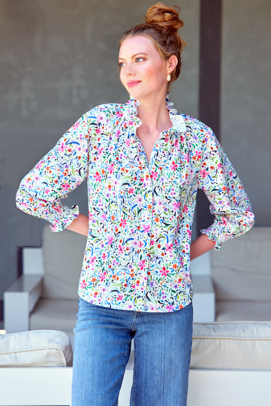 Fiona Floral Top