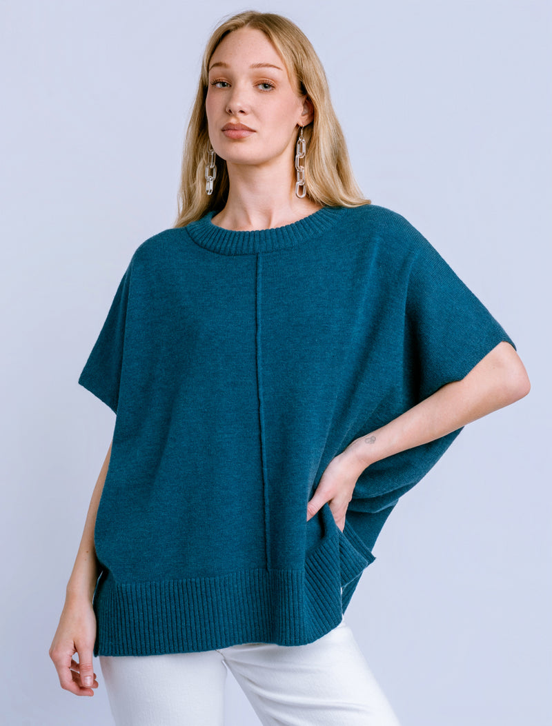Caroline Teal Top