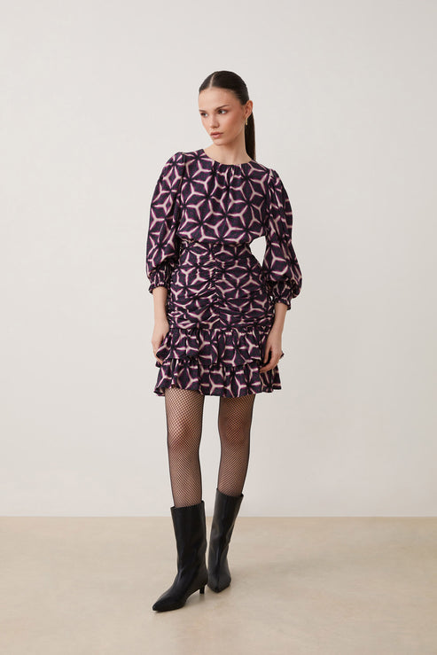 Violet Party Dress