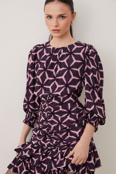 Violet Party Dress