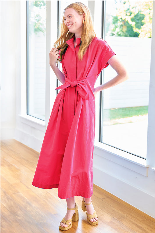 Long Rocky Fuchsia Dress