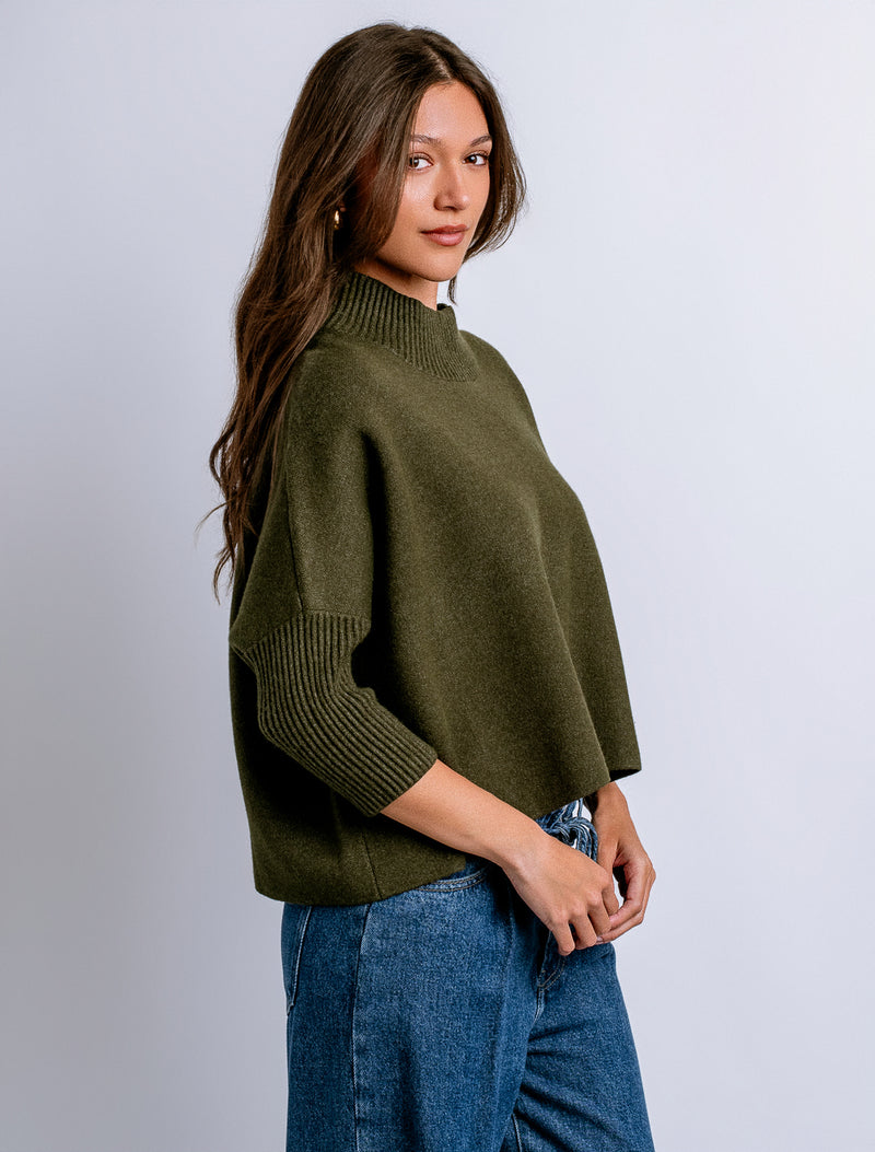 Azia Olive Sweater