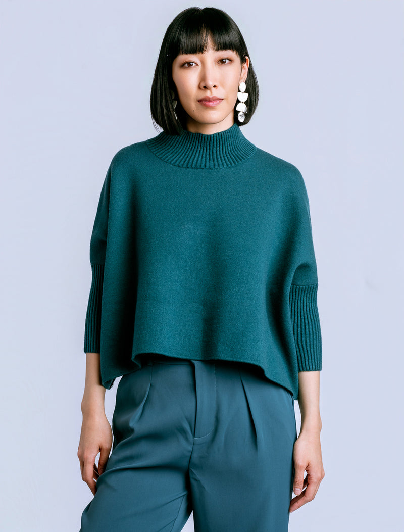 Azia Teal Sweater