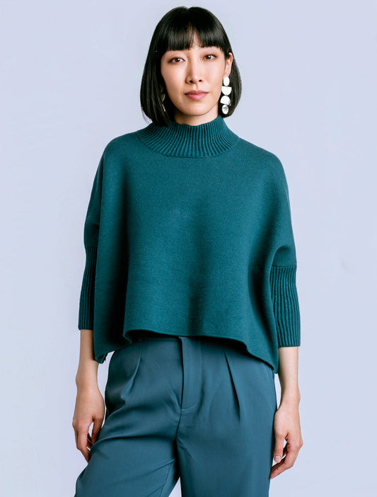 Azia Teal Sweater