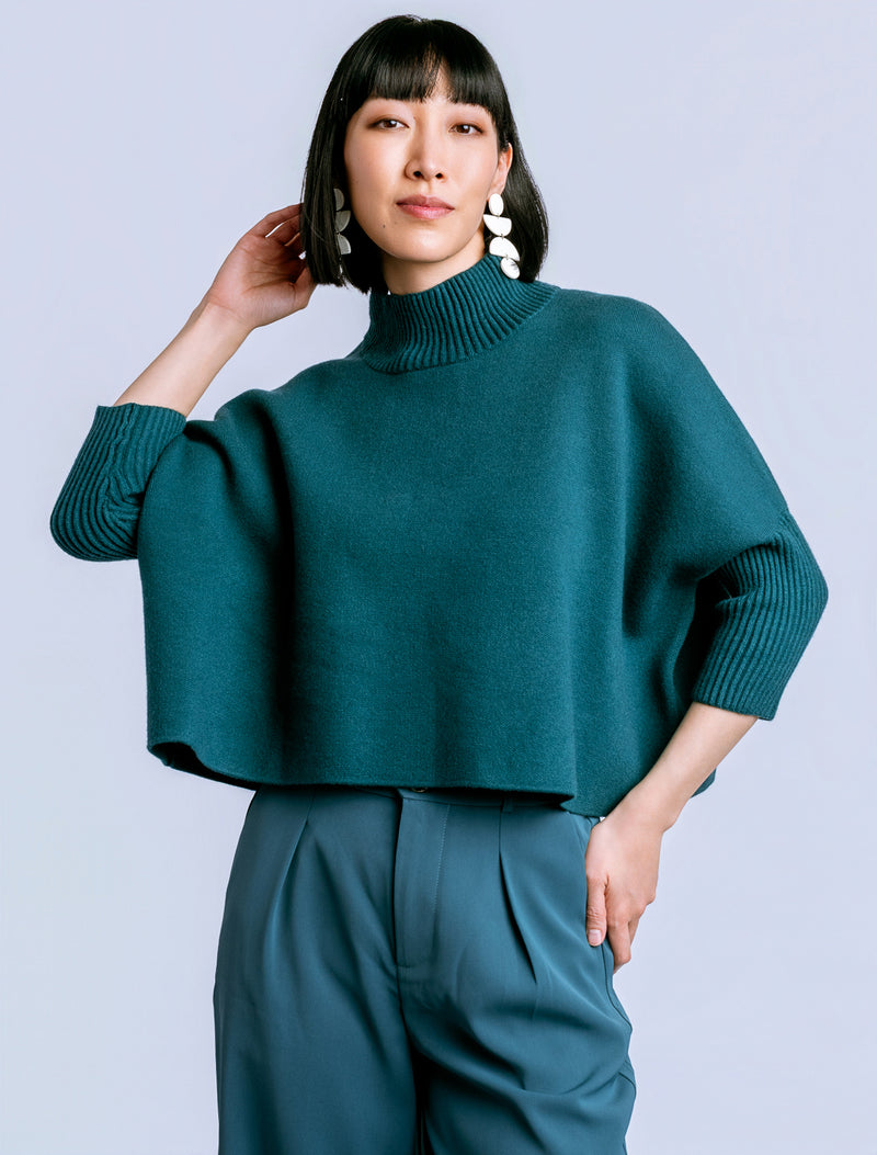 Azia Teal Sweater