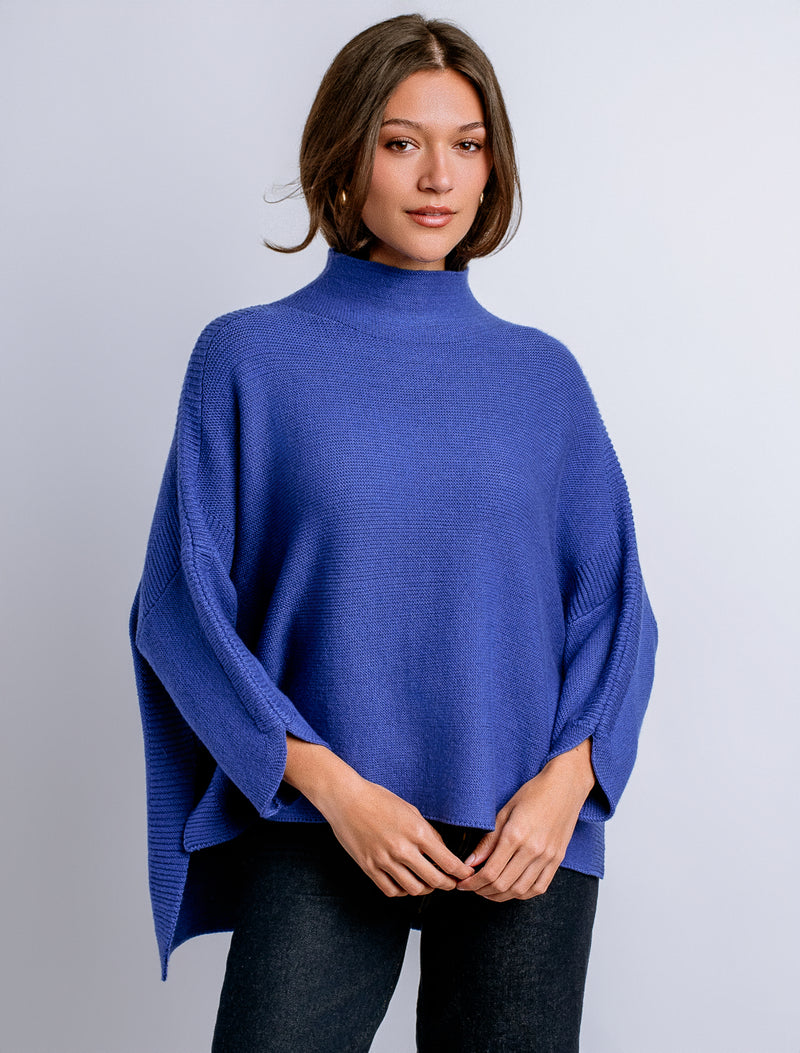 Bohemian Royal Blue Sweater