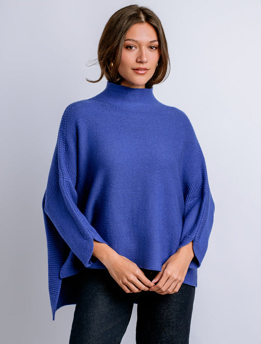 Bohemian Royal Blue Sweater