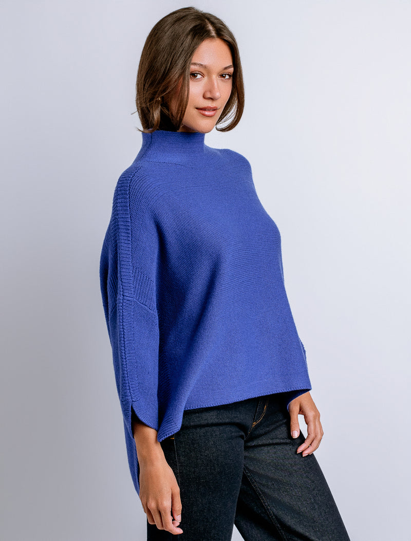 Bohemian Royal Blue Sweater