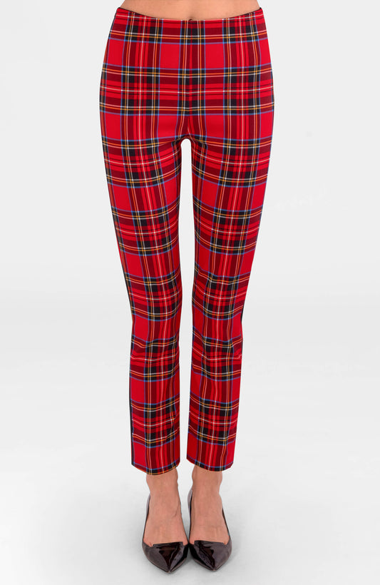 Plaid Pull on Pants