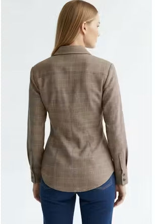 Kaitlyn Plaid Top