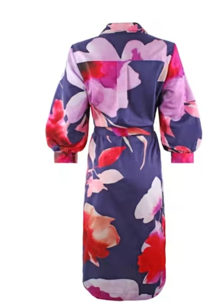 Midi Clementine Flower Dress