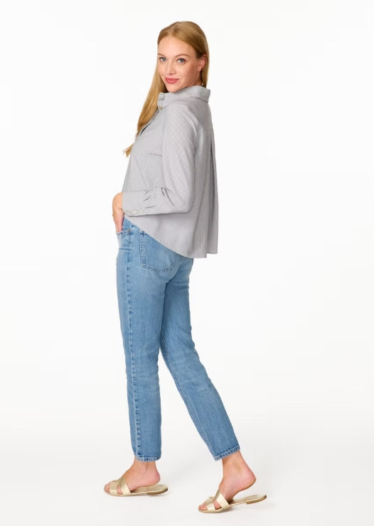 Cropped Striped Shirt