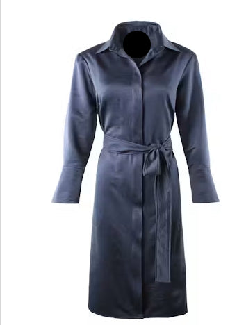 Hudson Satin Navy Dress