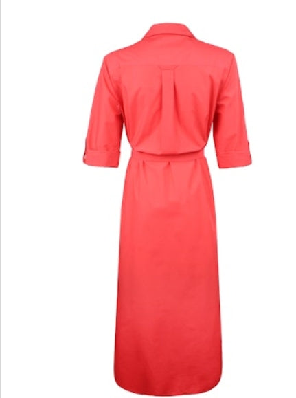 Alex Coral Shirtdress