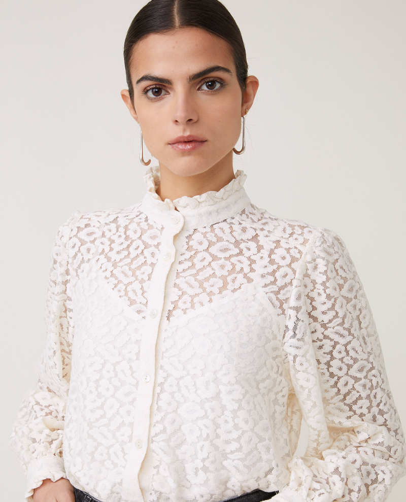 Lena Cream Blouse