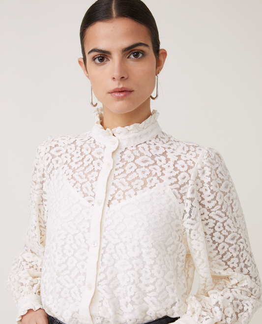 Lena Cream Blouse