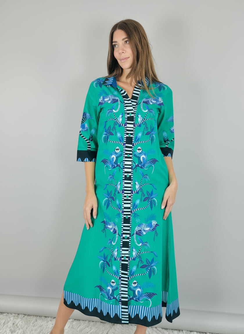 Monkey Midi Dress