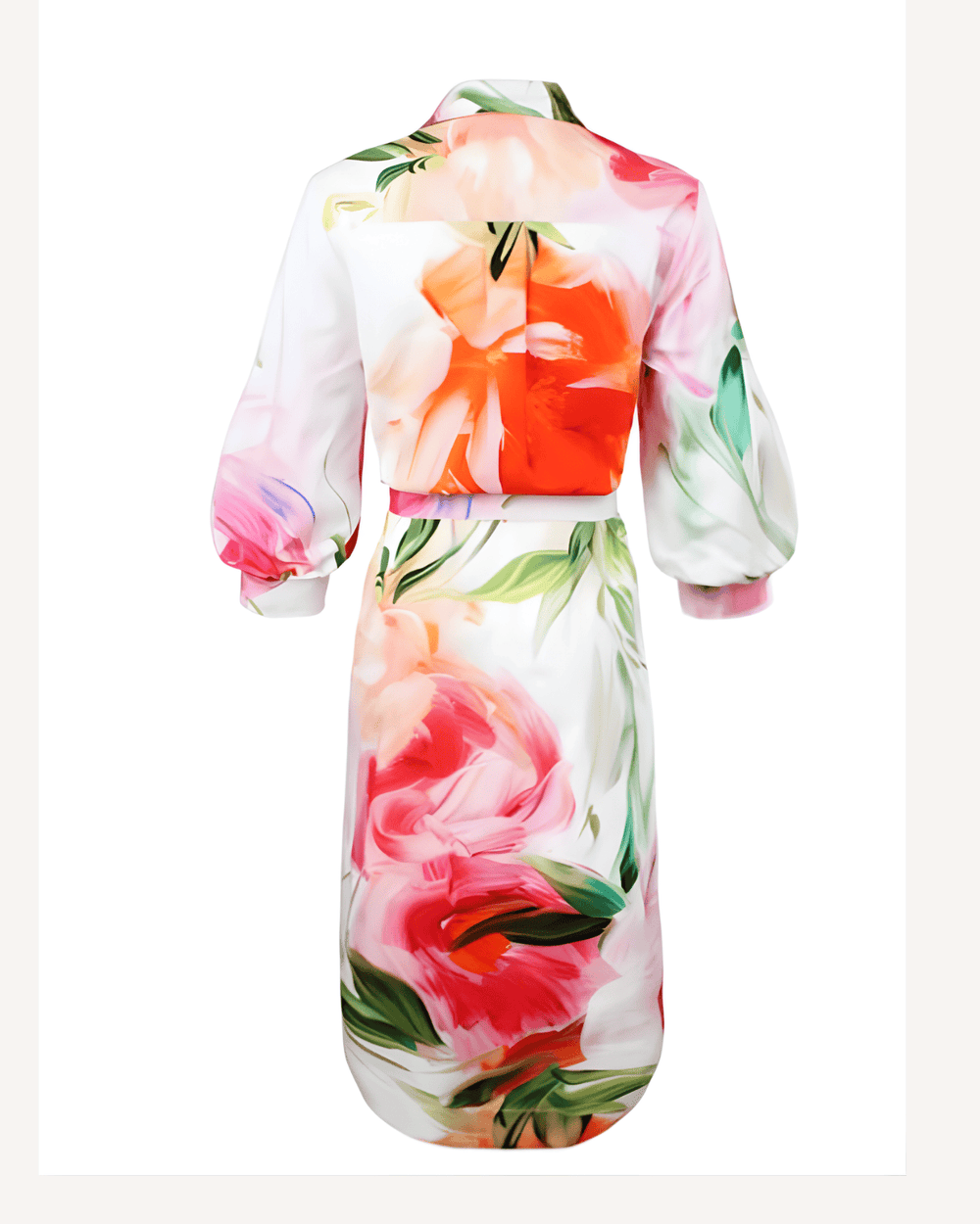 Midi Clementine Floral Dress