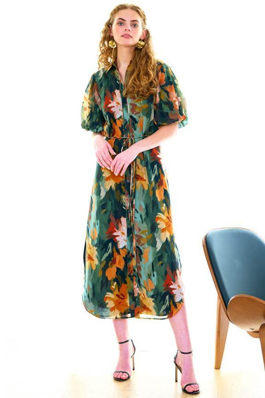 Madeline Autumn Floral Dress