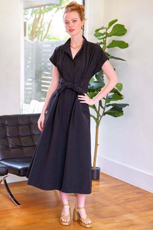 Long Rocky Black Dress