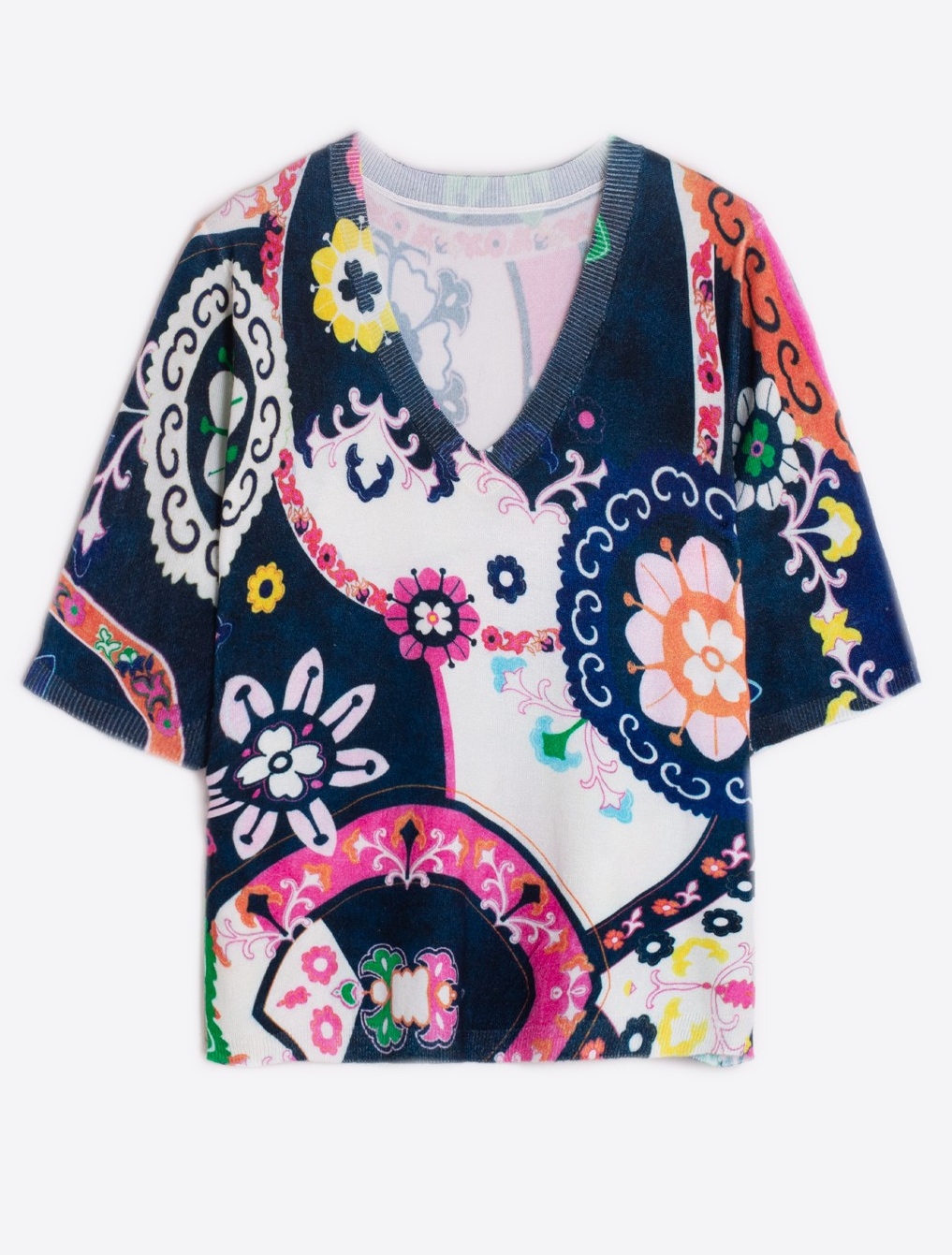 SUZANY PRINT SWEATER/ KNITWEAR